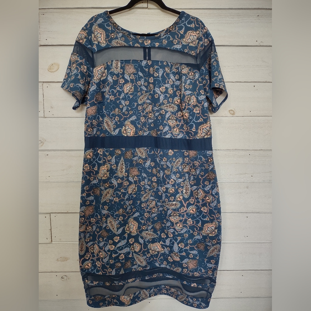 Boutique Floral Paisley Dress  Size 2X
